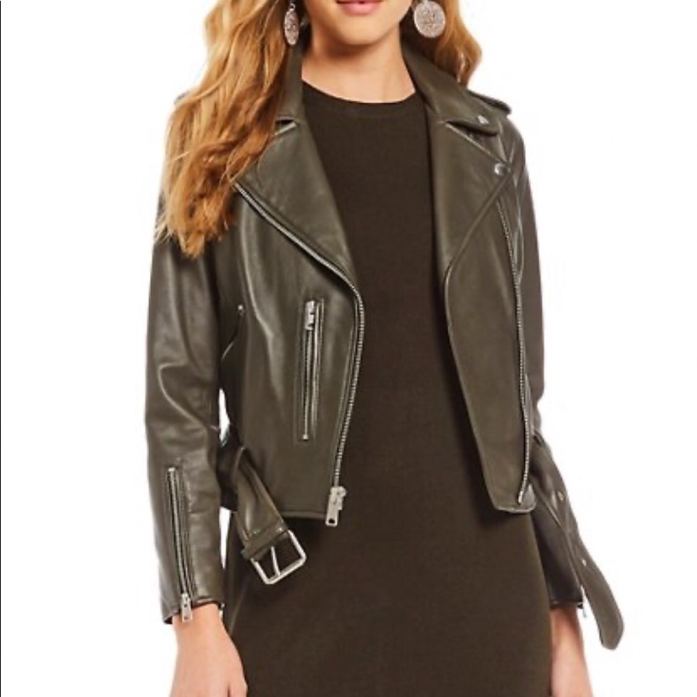 Genuine Leather  Motorcycle Jacket (L) NWT